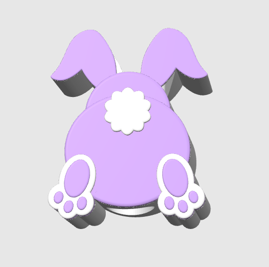Bunny Butt Soap Holder: 3D Print STL & 3MF File (Digital Download)