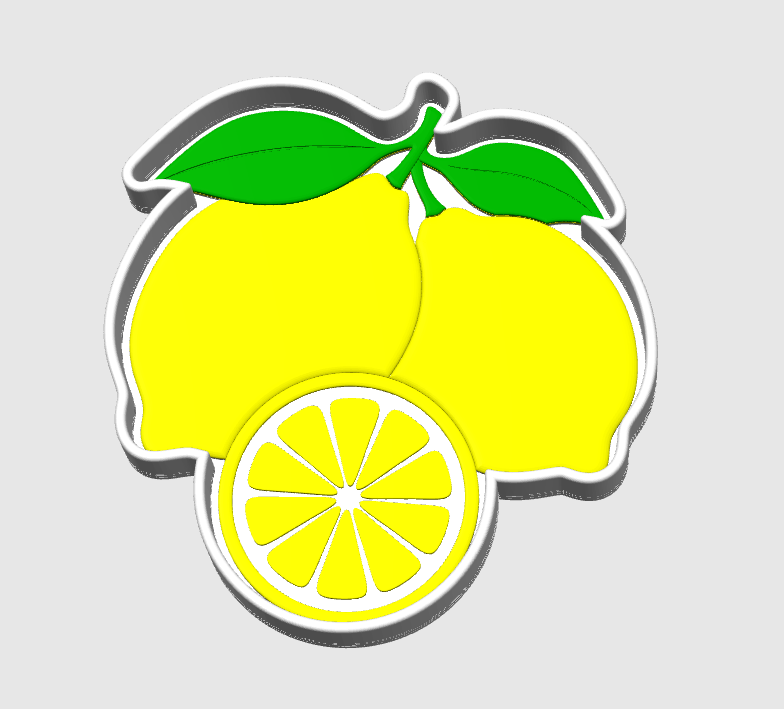 Lemons Trinket Dish 3D Print File – Desk Organization (Digital Download)