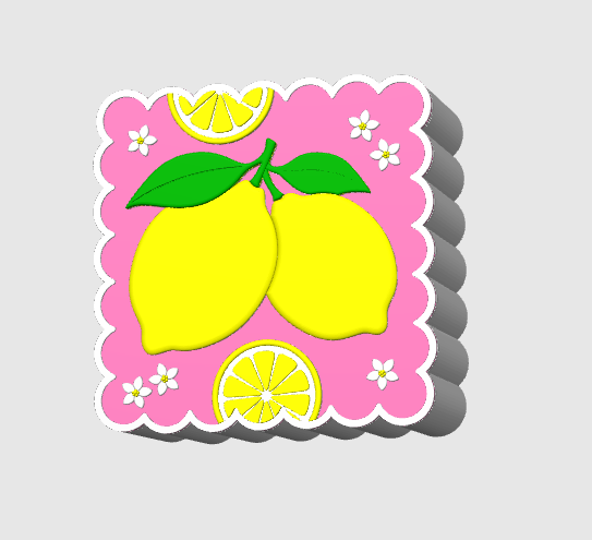 Lemons Pen Holder: 3D Print STL & 3MF File (Digital Download)