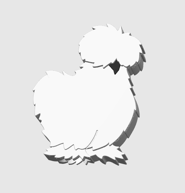 Silkie Straw Topper 3D Print File (STL & 3MF Digital Download) 8mm + 10mm Sizes