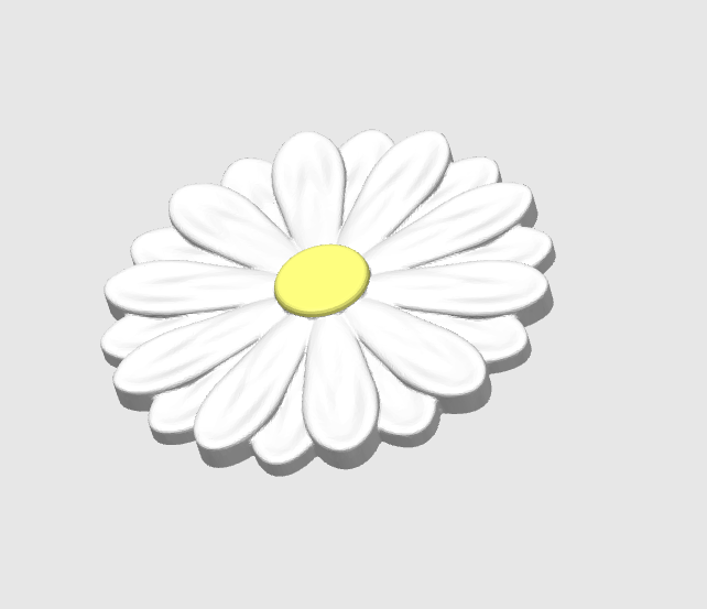 Daisy Version 2 Lid Topper: 3D Print STL & 3MF File Cup Toppers (Digital Download)