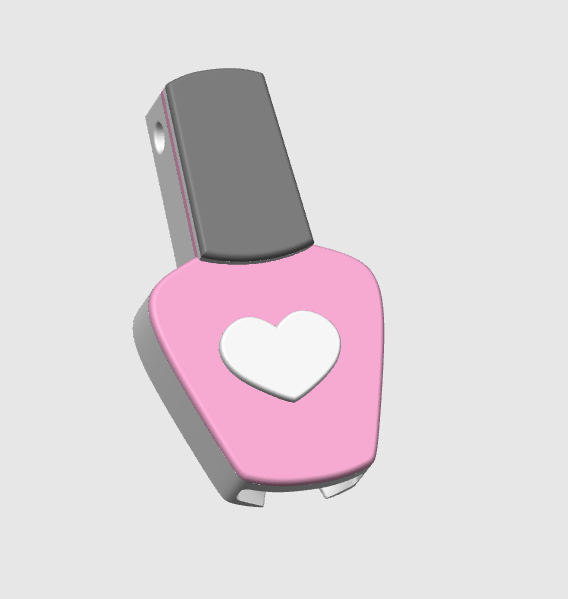 Nail Polish Can Opener Keychain 3D Print File (STL + 3MF Digital Download)
