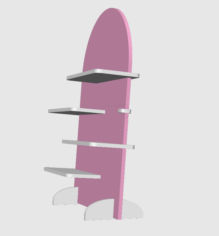 Arch Display - Modular Vendor Shelf Display 3D Print File (STL & 3MF Digital Download)