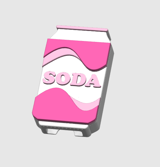 Soda Can Opener Keychain V2 3D Print File (STL + 3MF Digital Download)