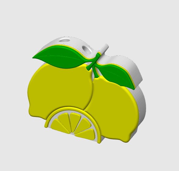 Lemons Can Opener Keychain 3D Print File (STL + 3MF Digital Download)