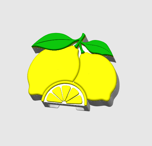 Lemons Can Opener Keychain 3D Print File (STL + 3MF Digital Download)