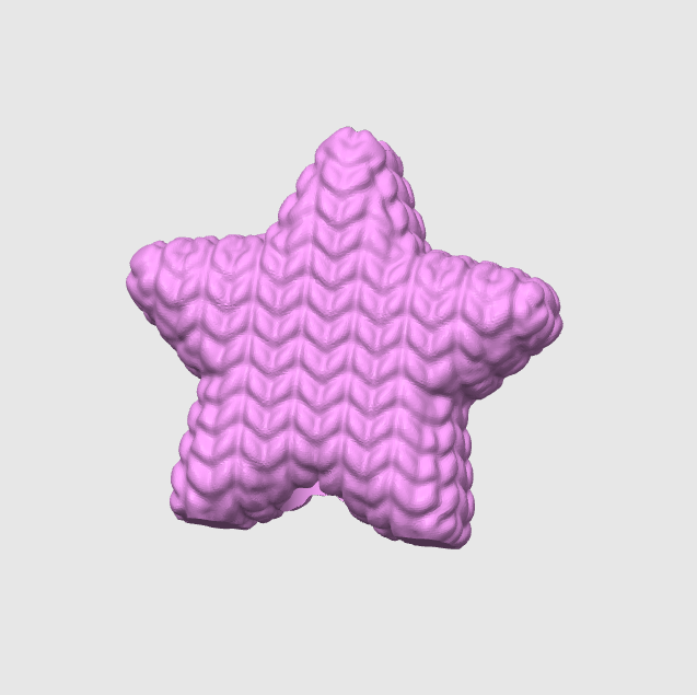 Knit Star Straw Topper 3D Print File (STL & 3MF Digital Download) 8mm + 10mm Sizes