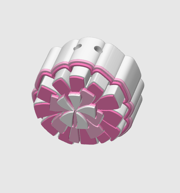 Pom Pom Fidget Clicker Keychain STL & 3MF 3D Print File (Digital Download)