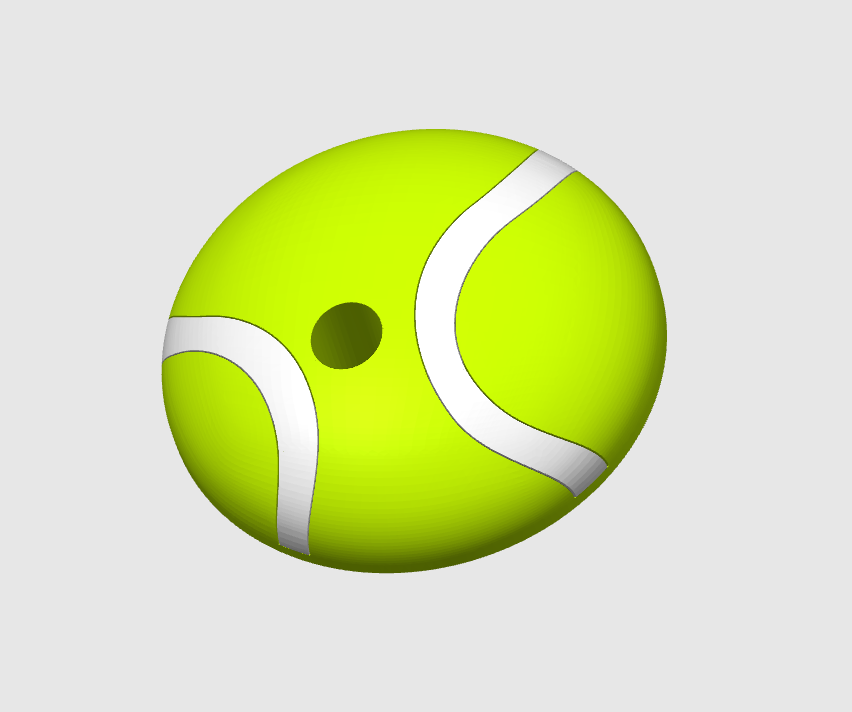 Tennis Ball Lid Topper: 3D Print STL & 3MF File Sports Toppers (Digital Download)