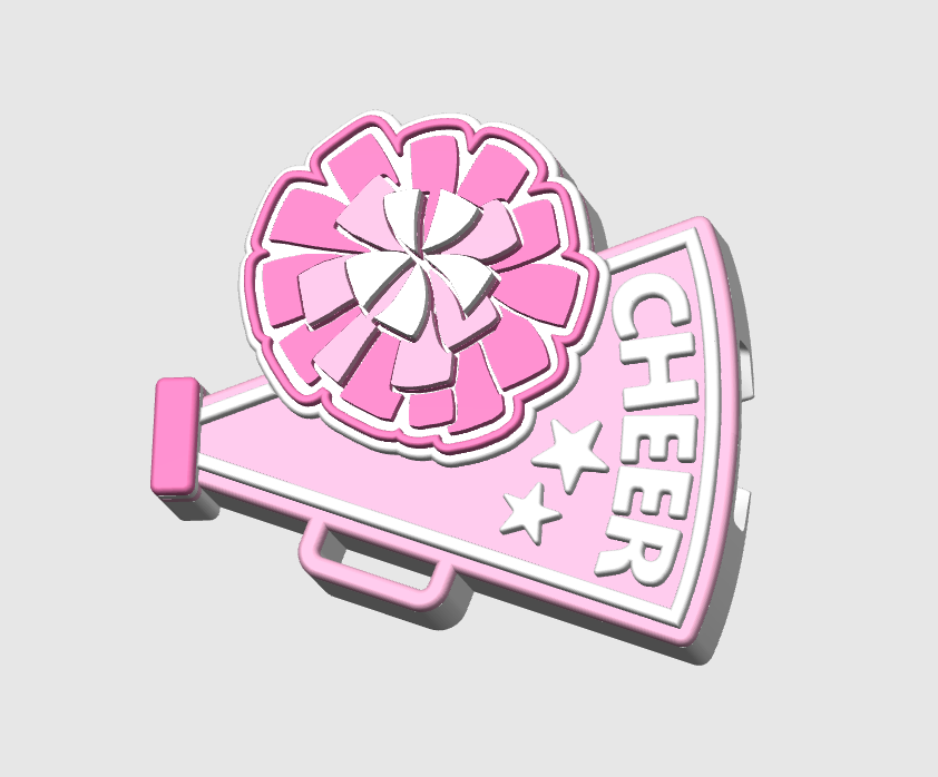 Cheer Can Opener Keychain 3D Print File (STL + 3MF Digital Download)