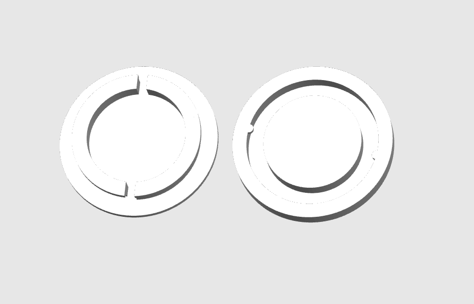Interchangeable Badge Reel Adapter and Cutter 3D Print File (STL & 3MF Digital Download)