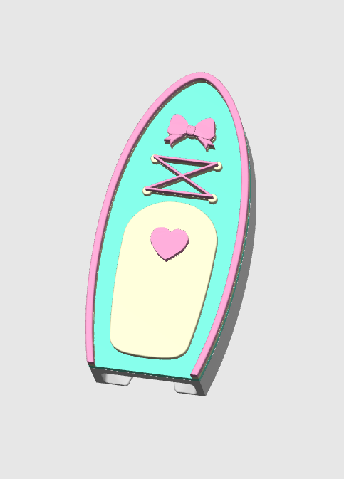 Paddle Board Can Opener Keychain 3D Print File (STL + 3MF Digital Download)