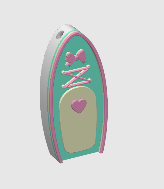 Paddle Board Can Opener Keychain 3D Print File (STL + 3MF Digital Download)