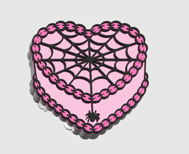 Spider Cake Can Opener Keychain 3D Print File (STL + 3MF Digital Download)