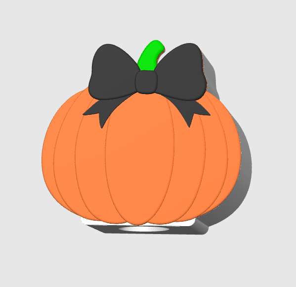 Bow Pumpkin Soap Holder: 3D Print STL & 3MF File (Digital Download)
