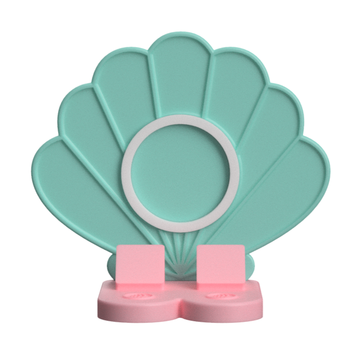 Digital Download - NFC Display Backing - Shell Backing - Circle