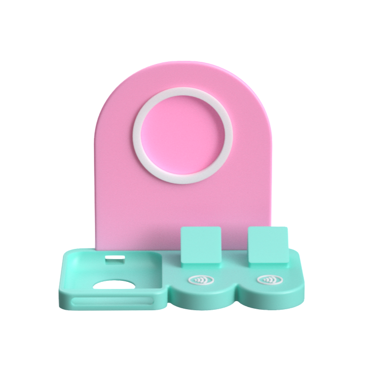 Shopify Tap & Chip Reader + 2 Icon - NFC Display Base