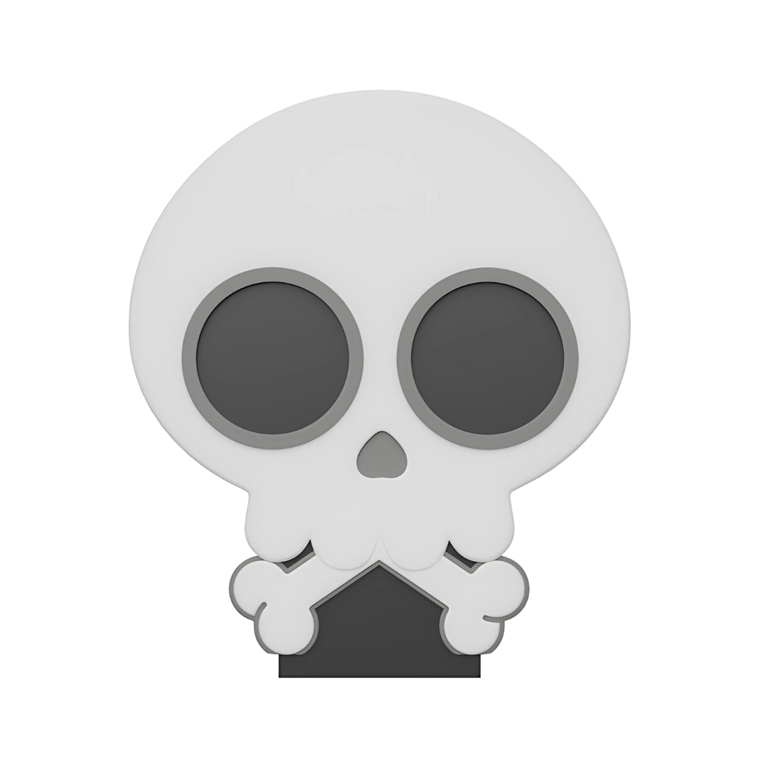 Digital Download - NFC Display Backing - Skull Backing