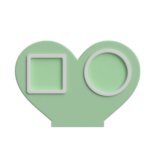 Digital Download - NFC Display Backing - Small Heart Backing