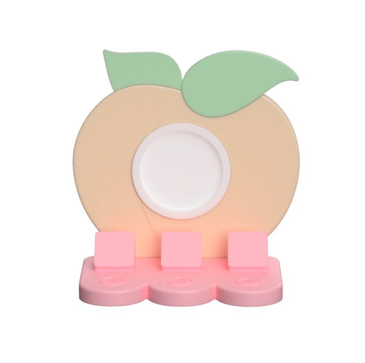 Digital Download - NFC Display Backing - Small Peach Backing - Circle