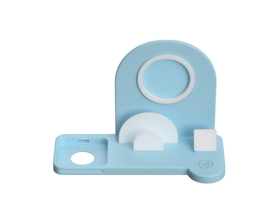 Square Reader + Business Card Holder  + 1 Icon - NFC Display Base