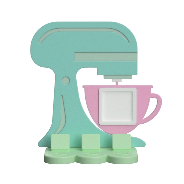 Digital Download - NFC Display Backing - Mixer Backing - Square