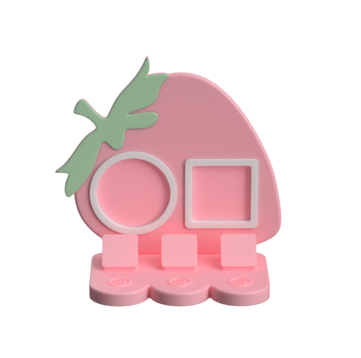 Digital Download - NFC Display Backing - Strawberry Backing