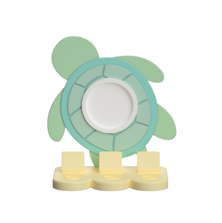 Digital Download - NFC Display Backing - Turtle Backing - Circle