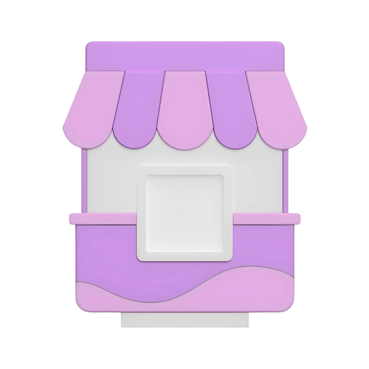 Digital Download - NFC Display Backing - Vendor Cart Backing - Square