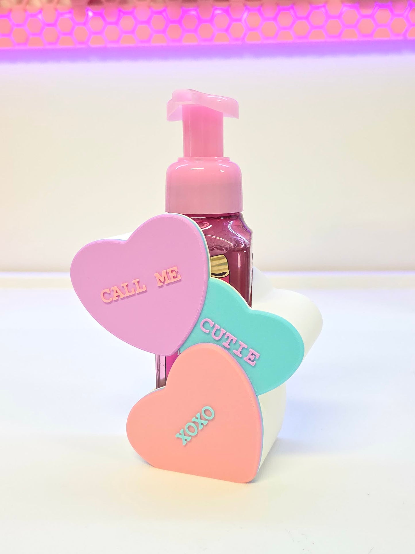 Candy Hearts Soap Holder: 3D Print STL & 3MF File (Digital Download)