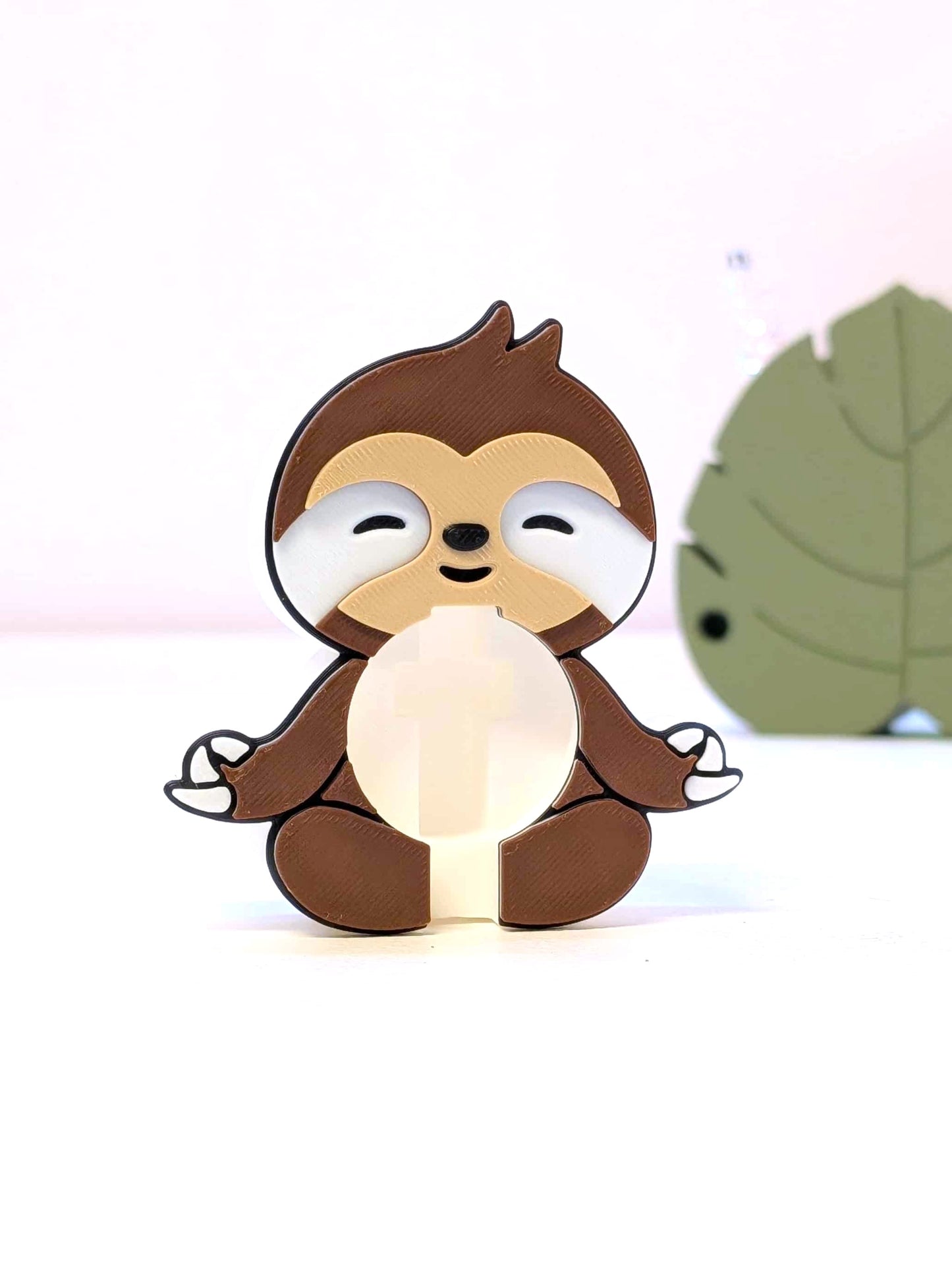 Digital Download - Sloth Badge Reel Holder STL & 3MF File