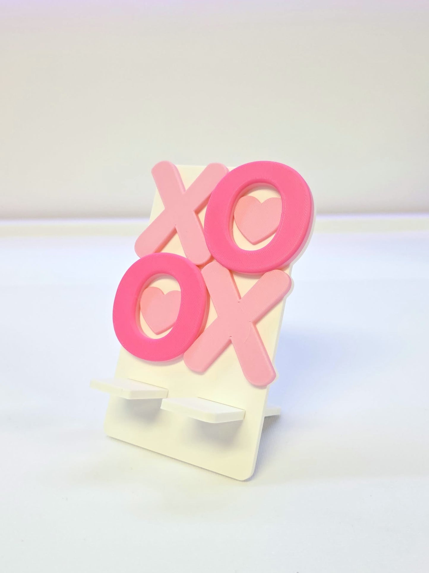 XO Hugs and Kisses Phone Holder 3D Print File (STL/3MF Digital Download)