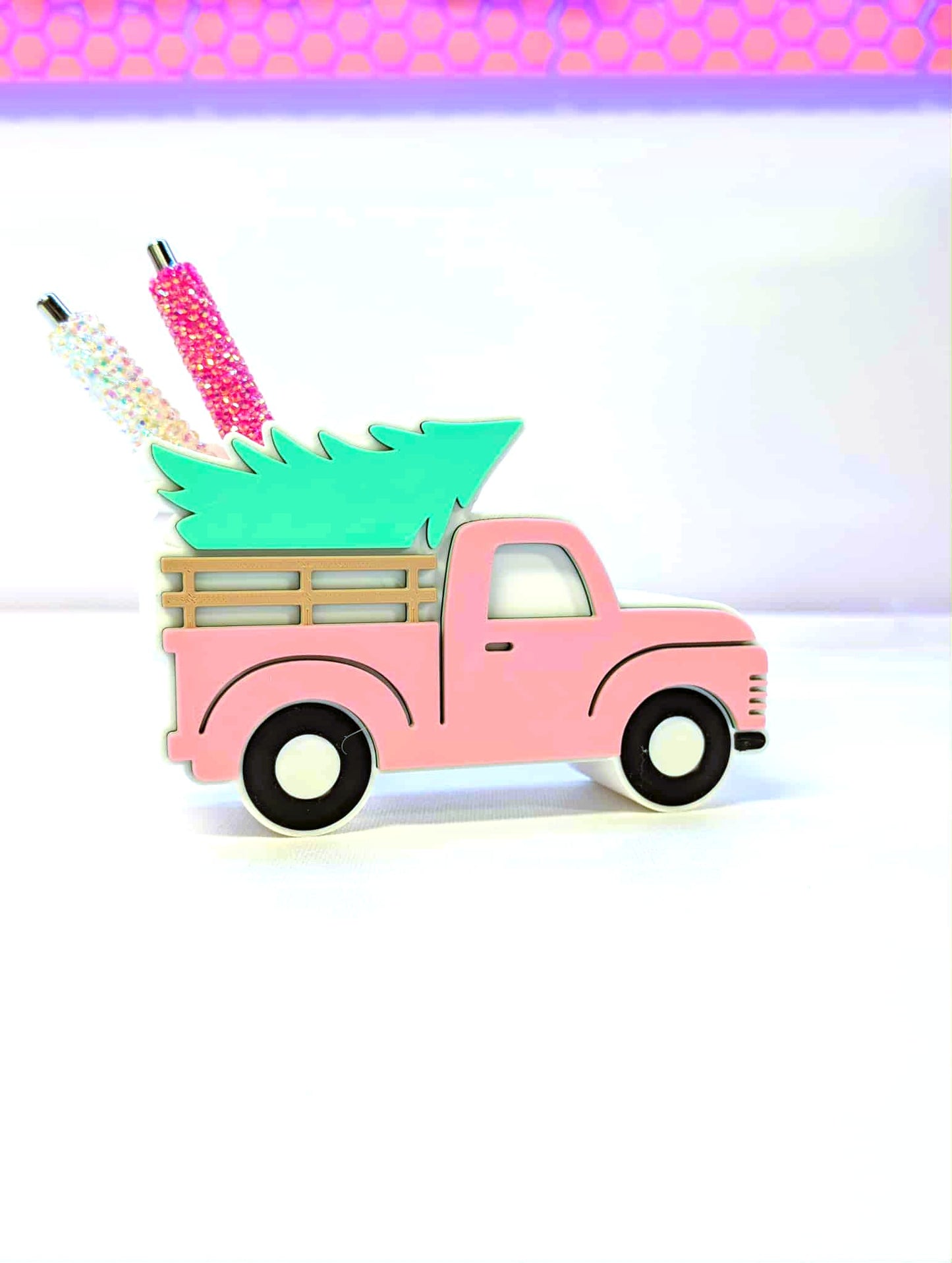 Farm Truck Pen Holder: 3D Print STL & 3MF File (Digital Download)