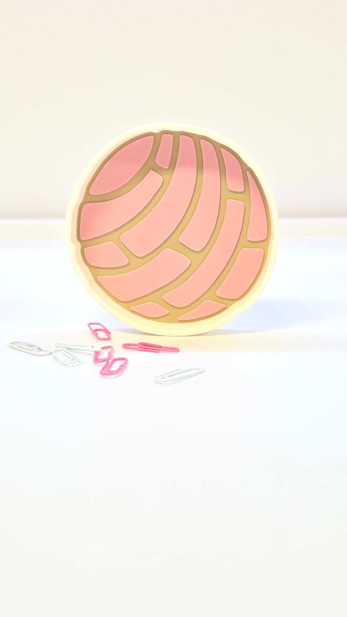 Circle Concha Trinket Dish STL/3MF File – 3D Print Desk Organizer (Digital Download)