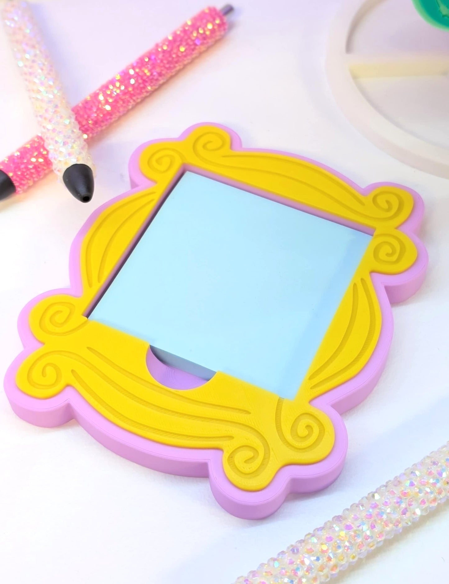 Vintage Frame Sticky Note Holder - STL & 3MF - Digital Download