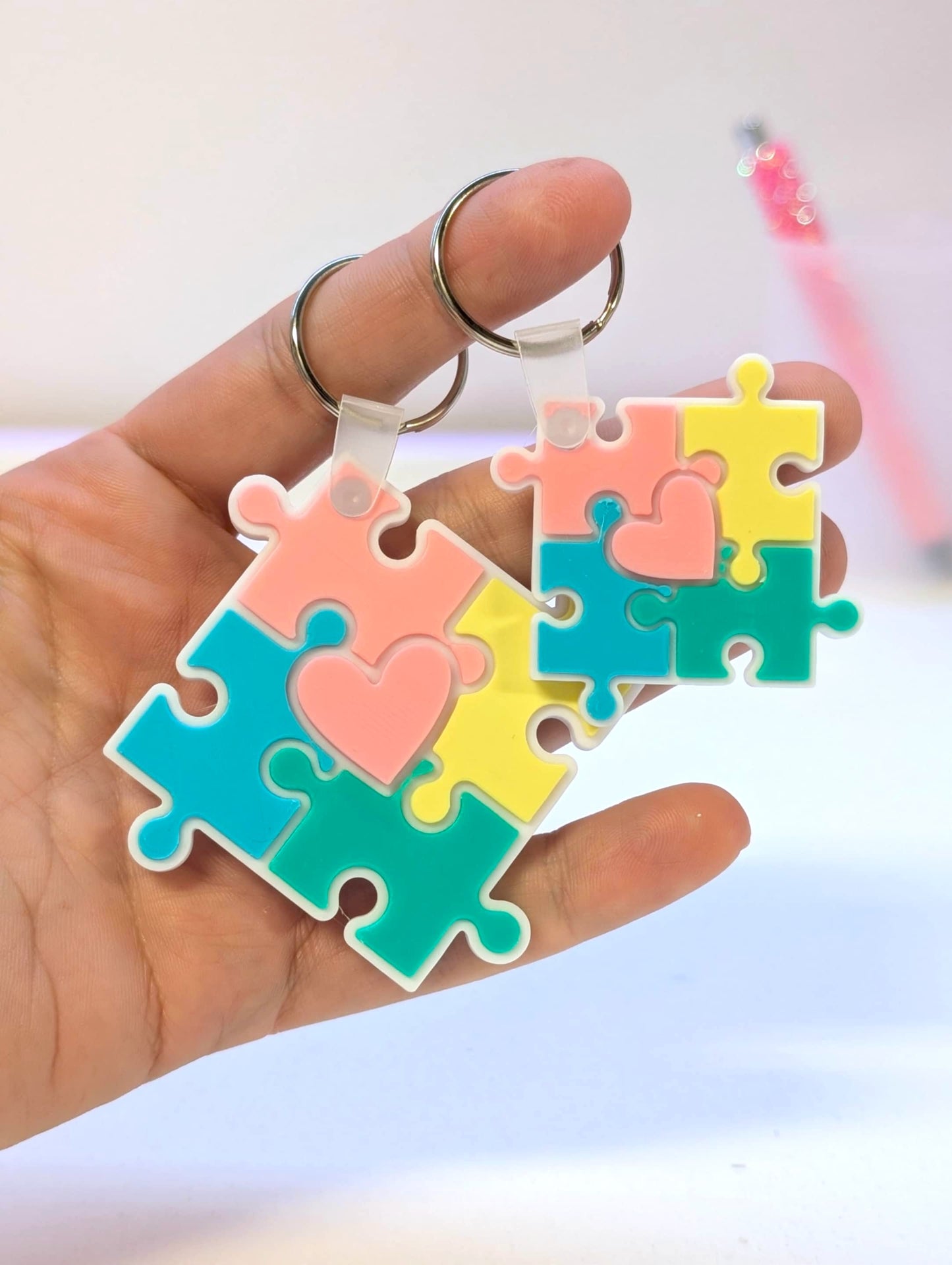 Digital Download - Puzzle Pieces NFC Keychain