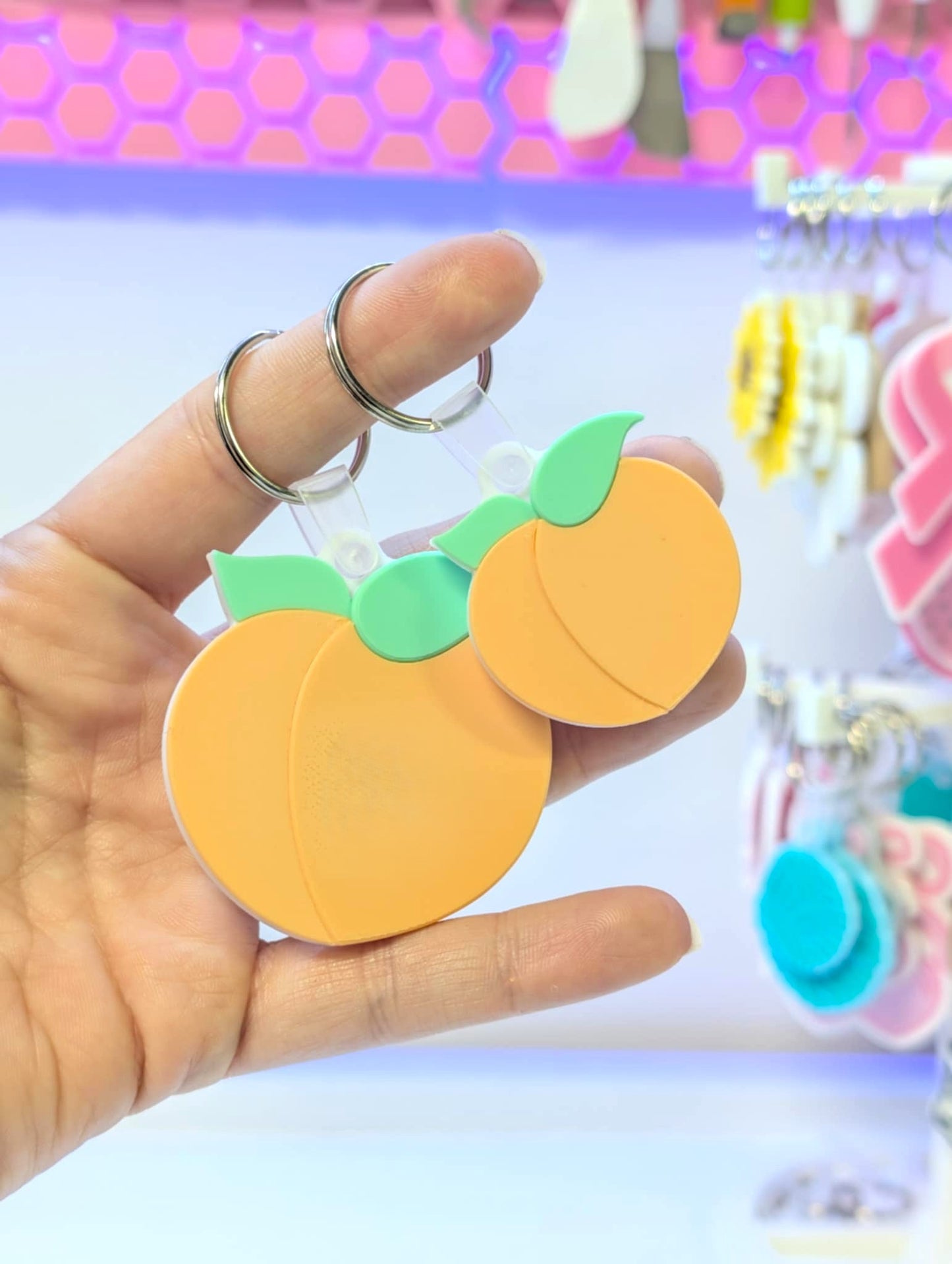 Digital Download - Peach NFC Keychain