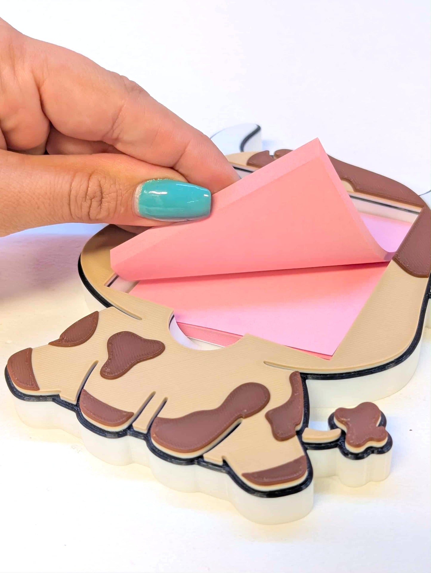 Cow Sticky Note Holder - STL & 3MF - Digital Download