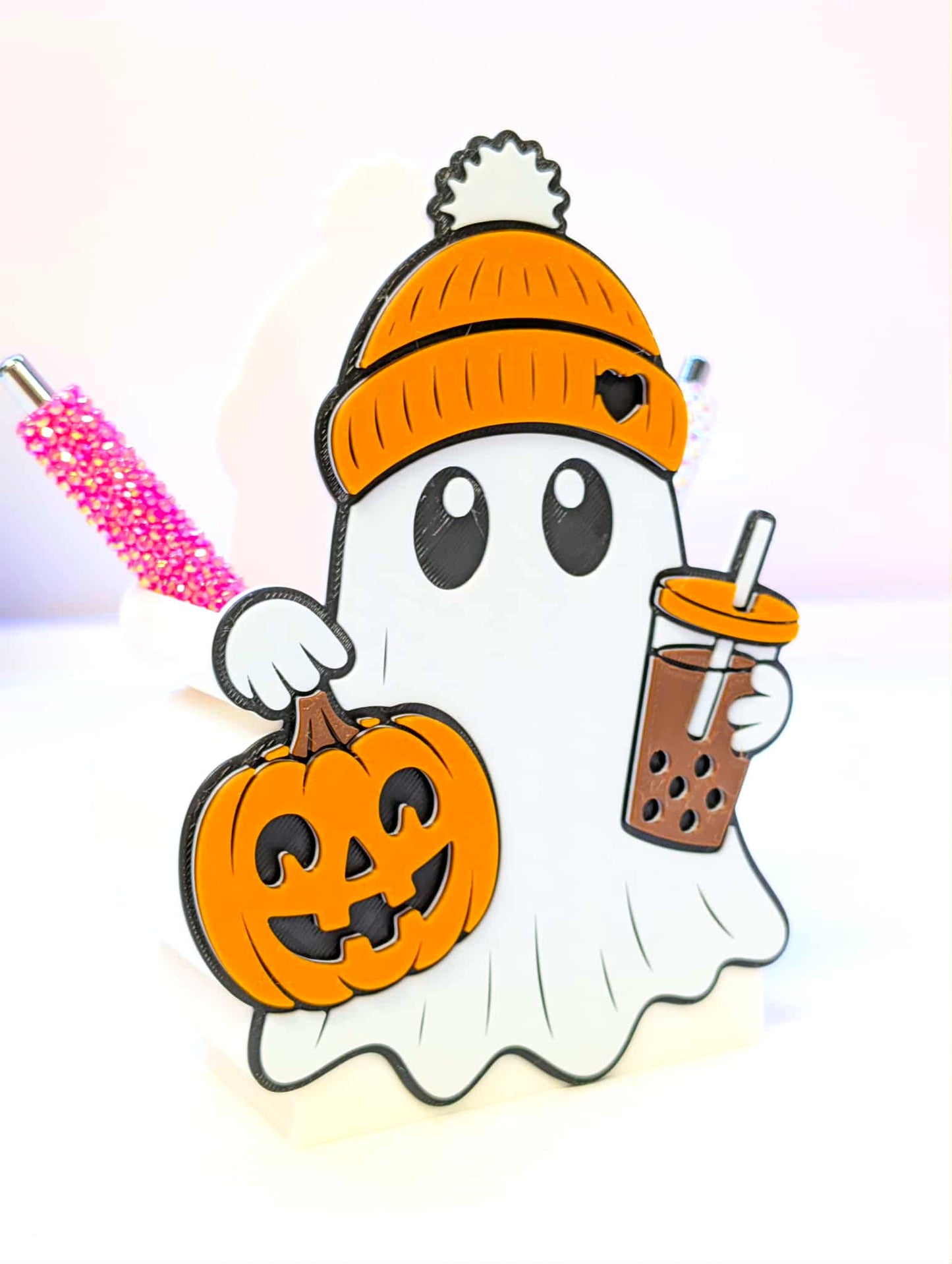 Digital Download - Fall Ghost Pen Holder STL & 3MF File