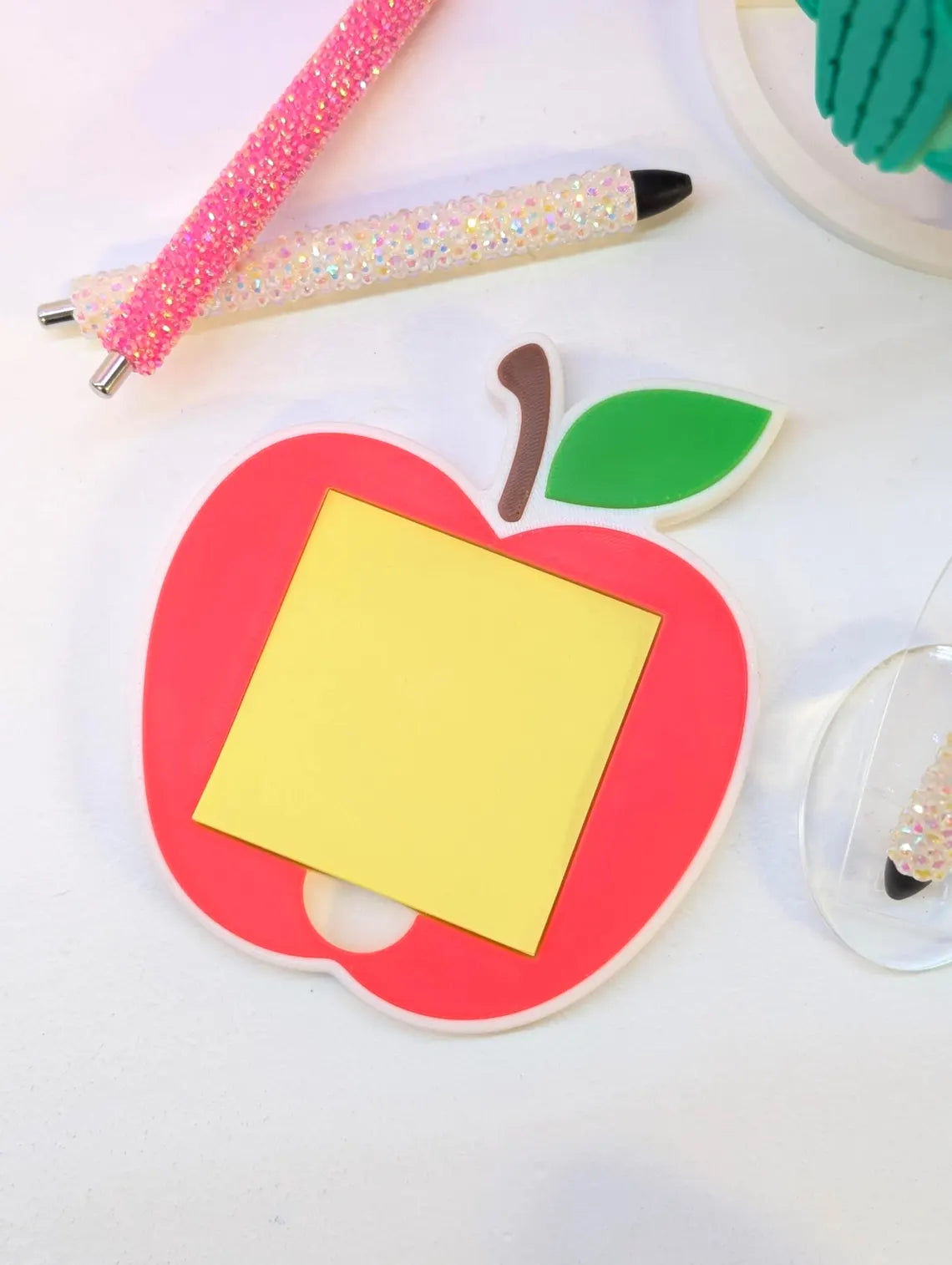 Apple Sticky Note Holder - STL & 3MF - Digital Download