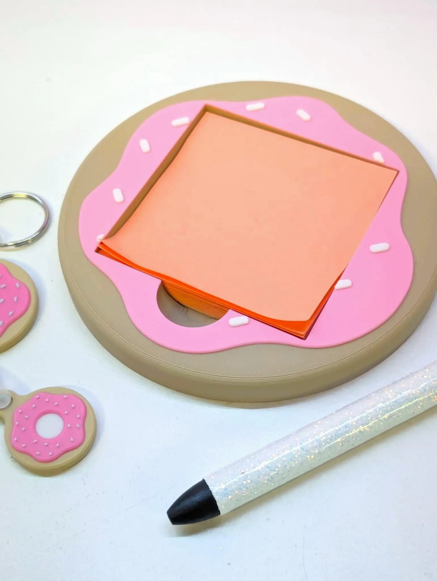 Donut Sticky Note Holder - STL & 3MF - Digital Download