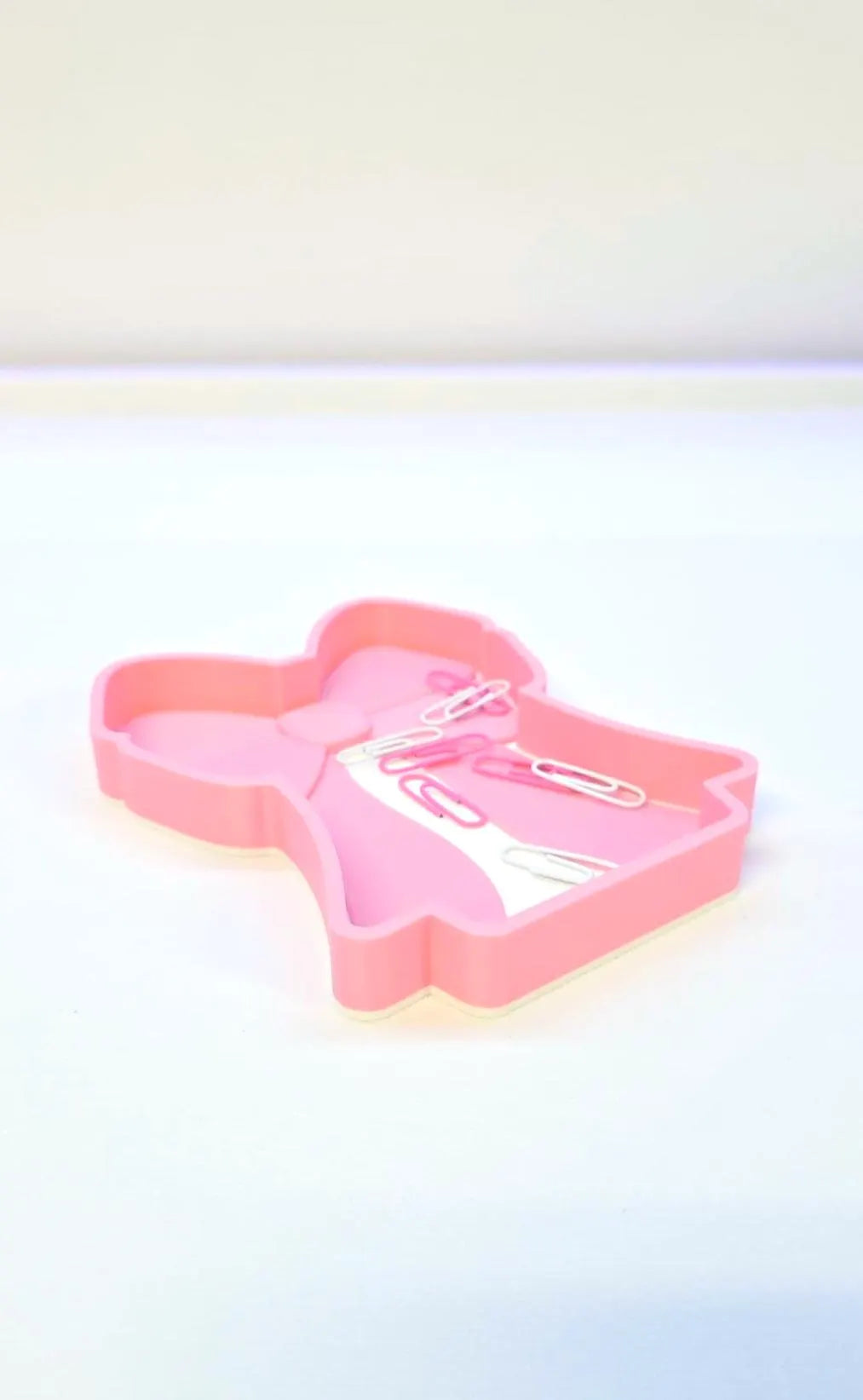 Coquette Bow Trinket Dish 3D Print File (STL & 3MF)